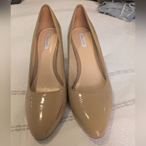 Cole Haan Nude Patent Leather 3" Pumps, 8